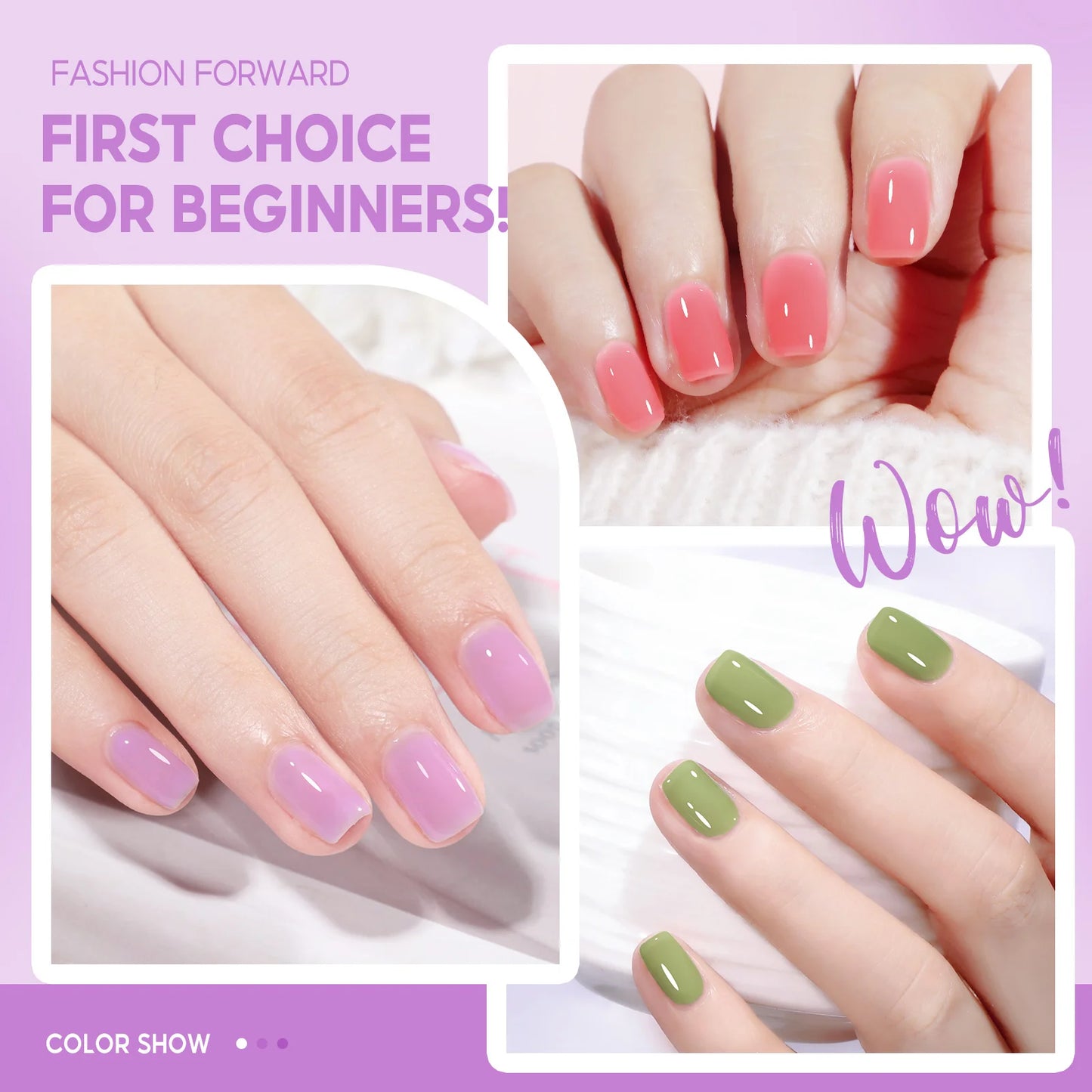 Nail Gel Polish Set 7Ml Jelly Nail Gelcrystal Translucent Clear Pink Nail Art Semi Permanent Soak off UV LED Varnish